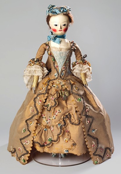 English fashion doll, 1755-1760