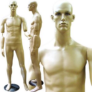 Male Mannequin with Articulated Arms