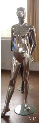 metallic mannequin