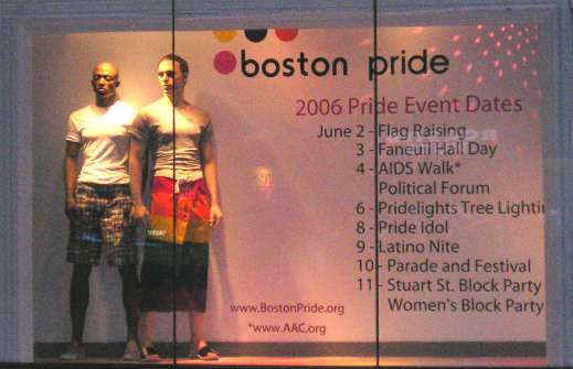 gay pride mannequins