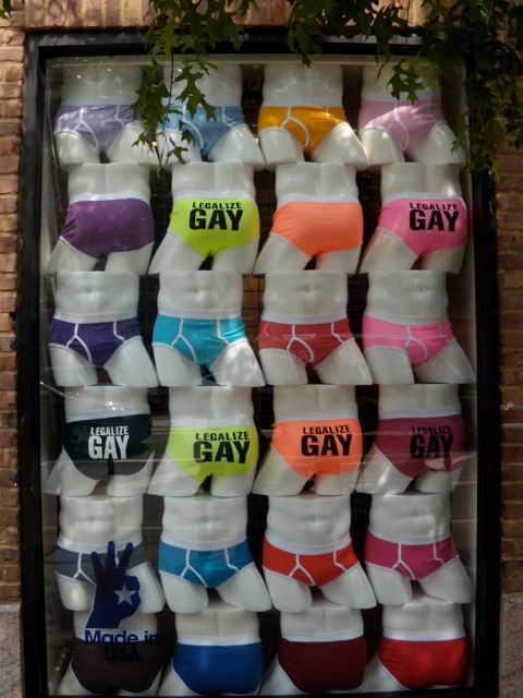 gay pride mannequins