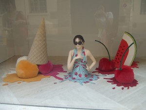 Summer Themed Window Displays