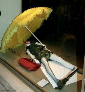 Summer Themed Window Displays