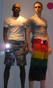 gay pride mannequins
