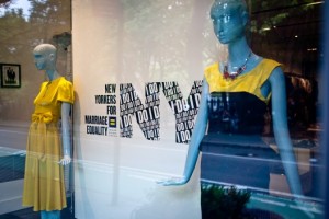 marriage equality mannequins