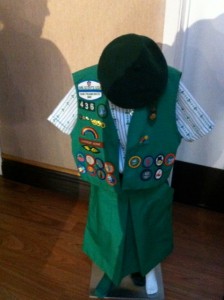 Mannequins Girl Scout anniversary