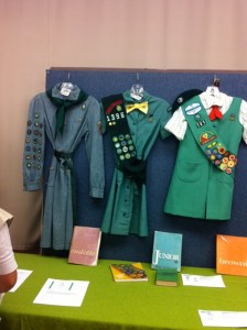 Mannequins Girl Scout anniversary