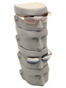 Sunglass/Eyeglass Display Head