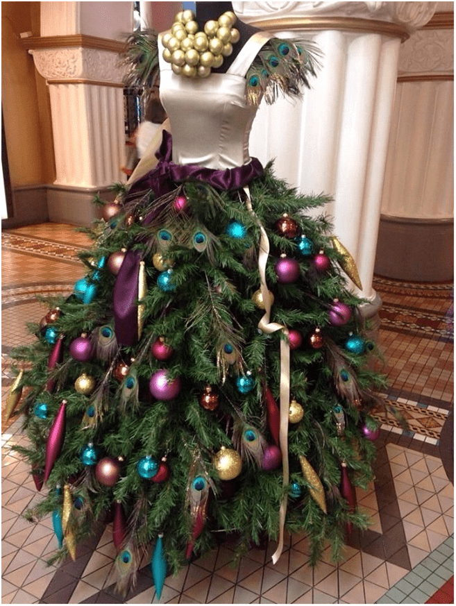 The Black Business Owner Behind the Dress Form Christmas Tree Trend 