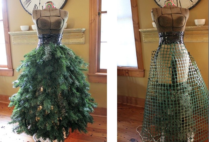 How to Create a Dress Form Christmas Tree